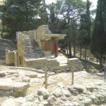 Knossos - ruiny pałacu minojskiego