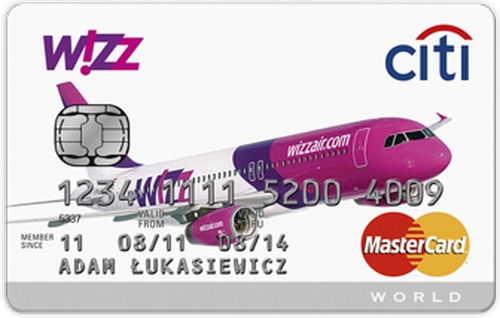 Karta kredytowa Citibank WizzAir