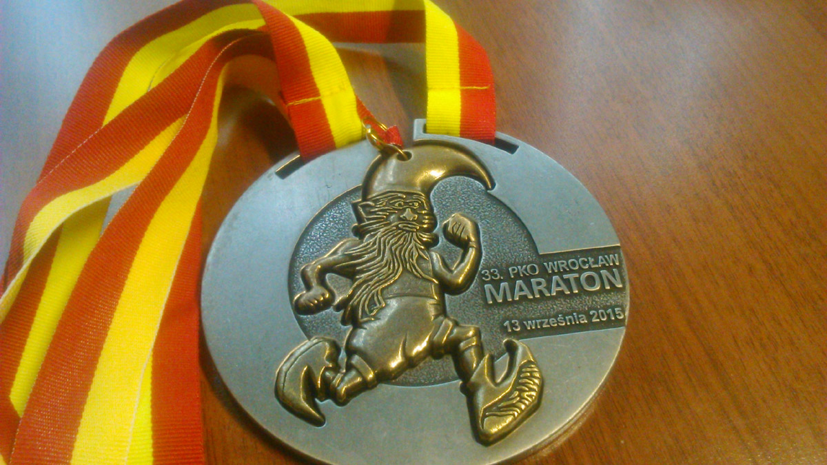 Wrocław Maraton - medal